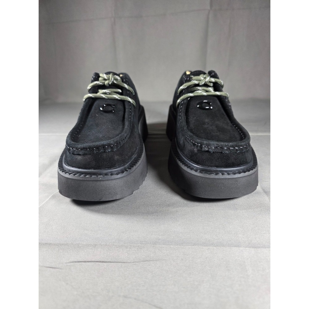 COACH Men's Sculpted C Chukka Boot in Suede black Size 6B - Picture 2 of 8